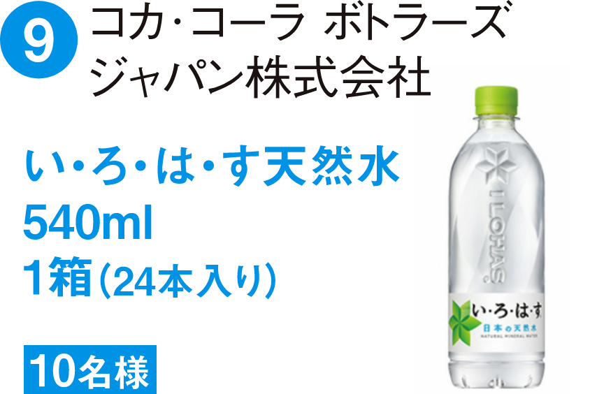 いろはす天然水540ml1箱（24本入り）
