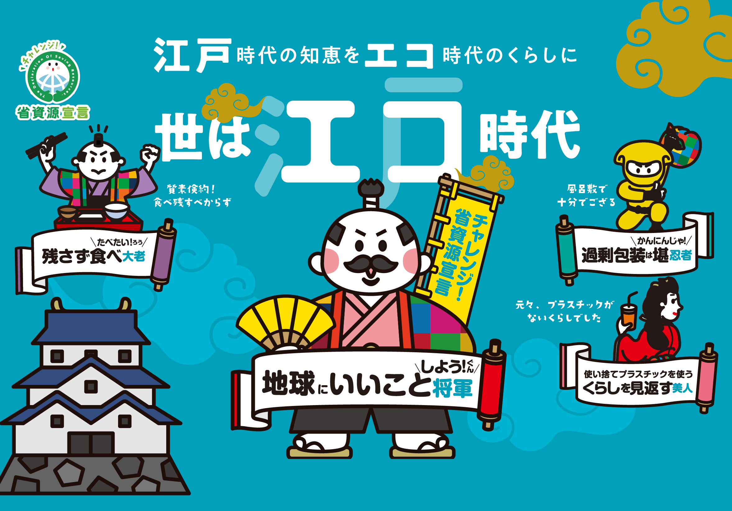 江戸時代の知恵をエコ時代のくらいしに世はエコ時代